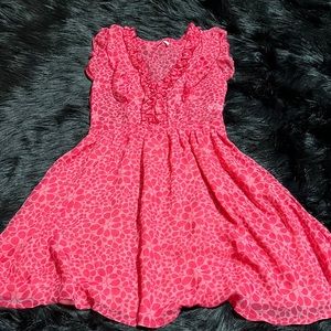 pink vintage dress
